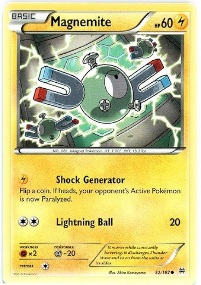 Amazon.co.jp: Pokemon - Magnemite (52/162) - XY BREAKthrough